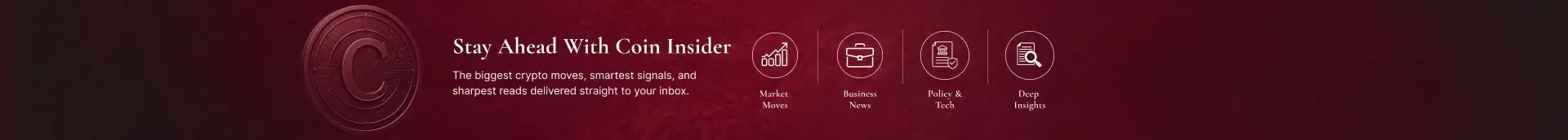 CoinInsider newsletter