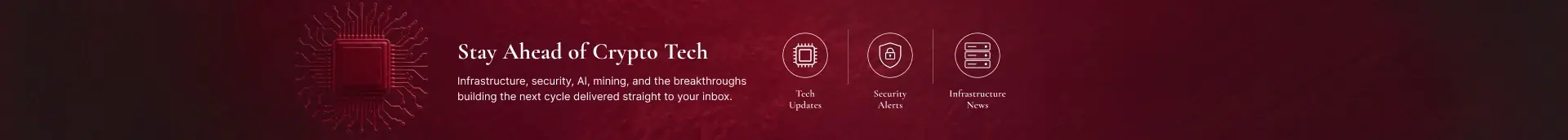 Crypto technology newsletter