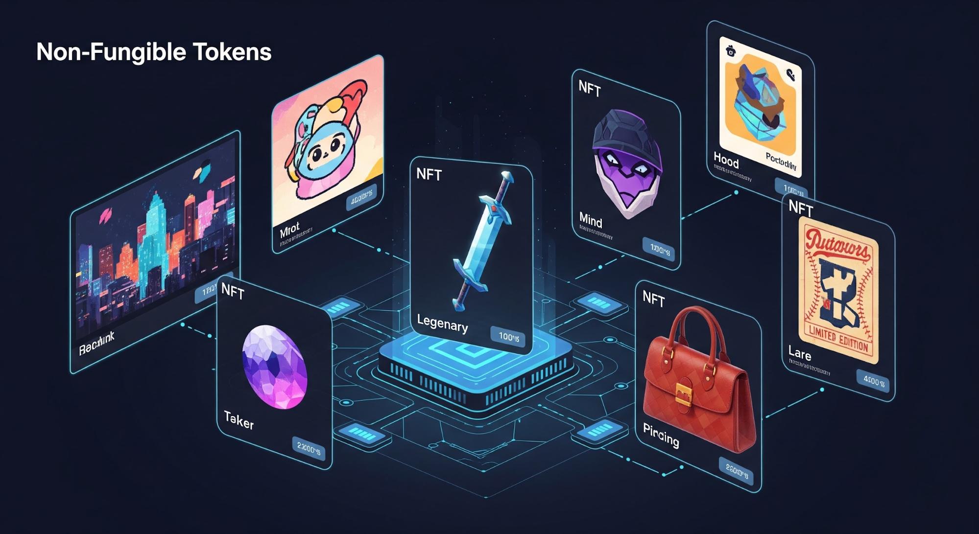 Image depicting NFT use cases