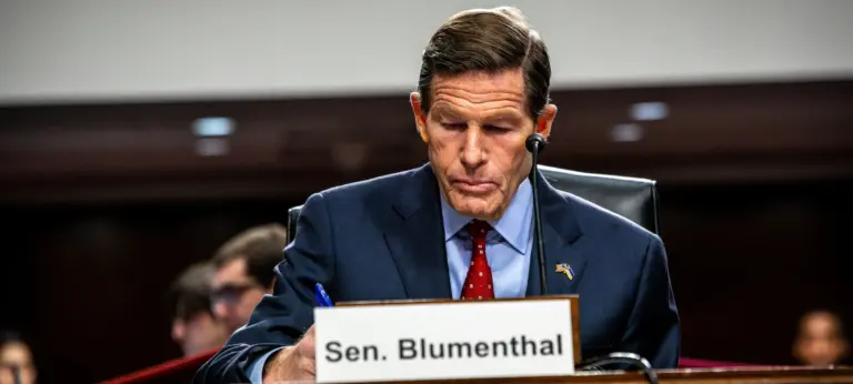 Blumenthal Demands Tether Payment Records Tied to Bo Hines